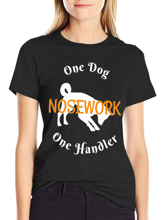 One Dog Nosework Handler Graphic Tee