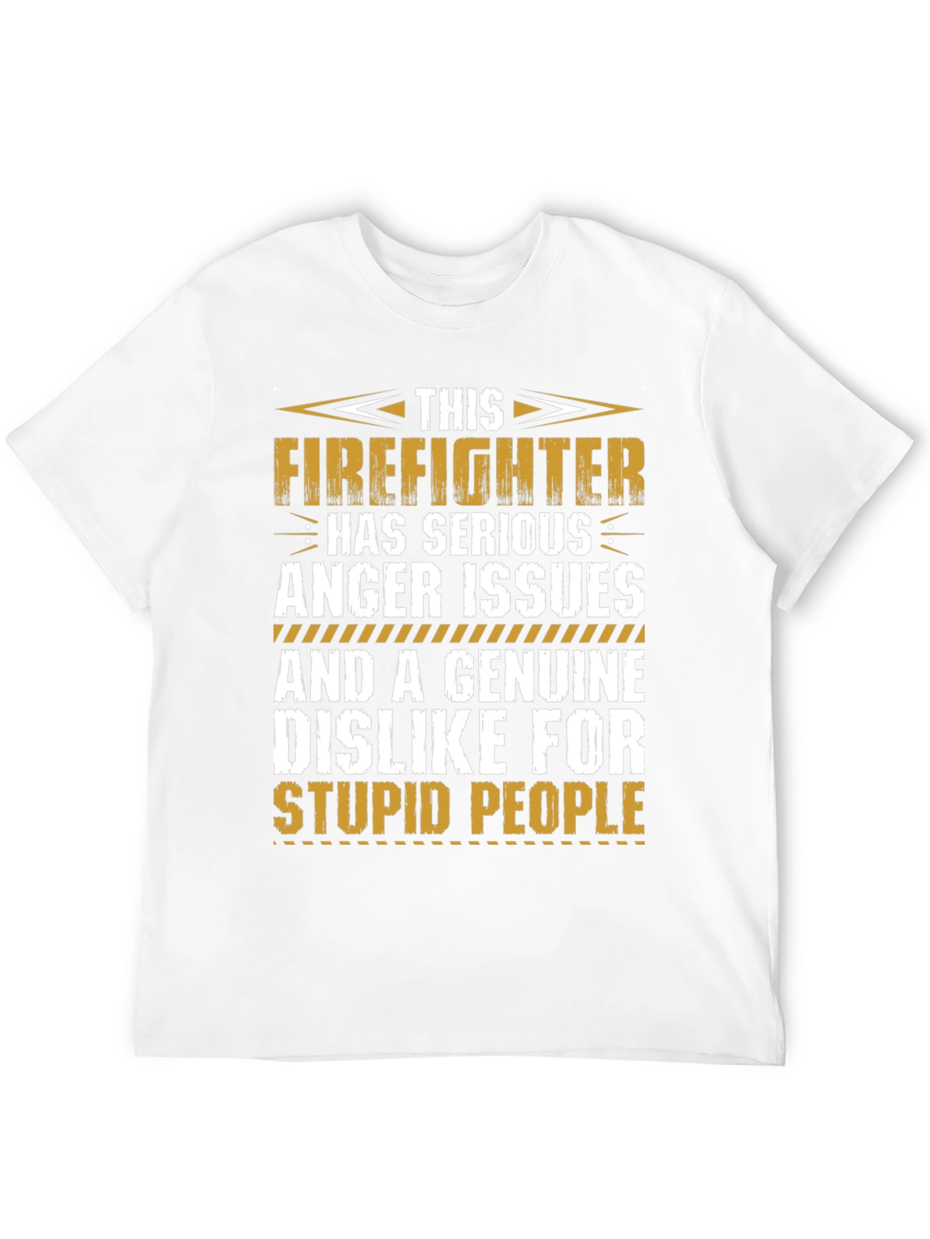 Firefighter Anger Issues Graphic T-Shirt
