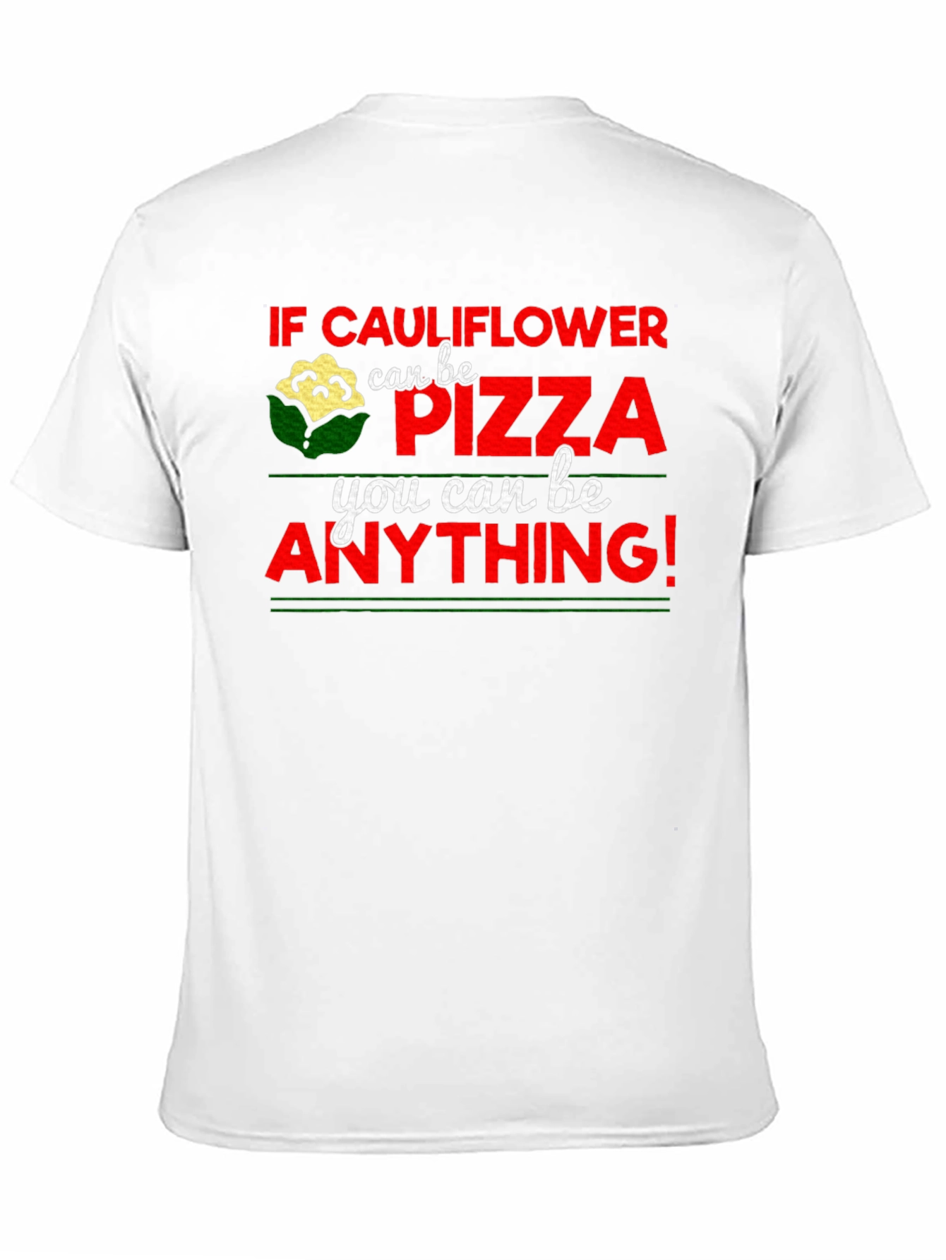 Funny Cauliflower Pizza T-Shirt