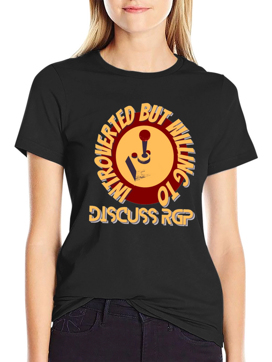 Introverted But Willing To Discuss RPG T-Shirt