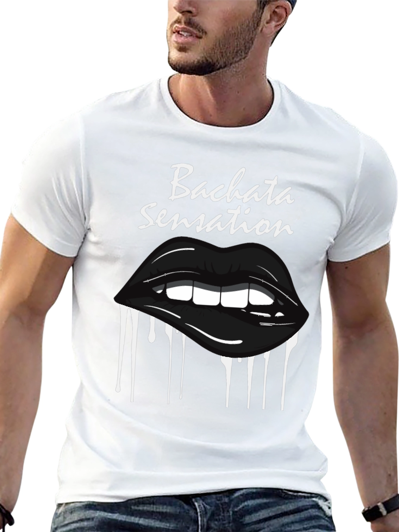 Bachata Sensation Lips Graphic T-Shirt