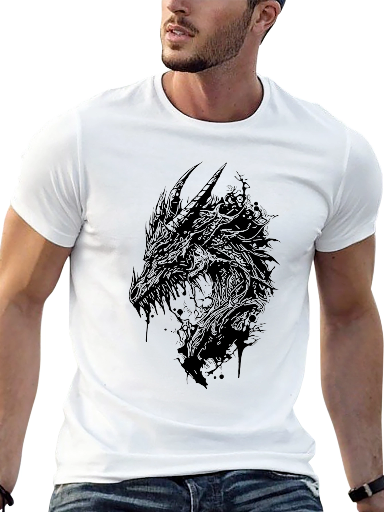 Dragon Graphic Black T-Shirt