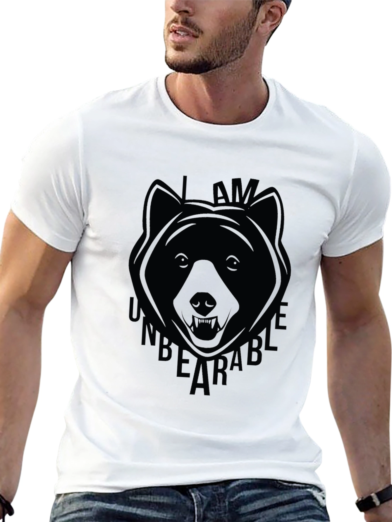 I Am Unbearable Bear Graphic T-Shirt