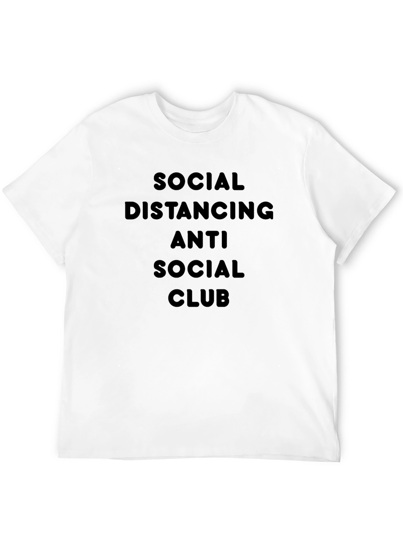 Social Distancing Anti Social Club Black T-Shirt