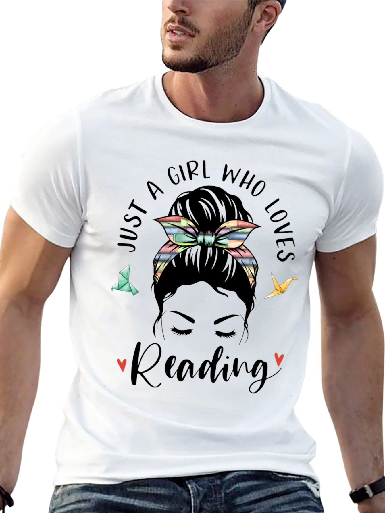 Girl Who Loves Reading T-Shirt