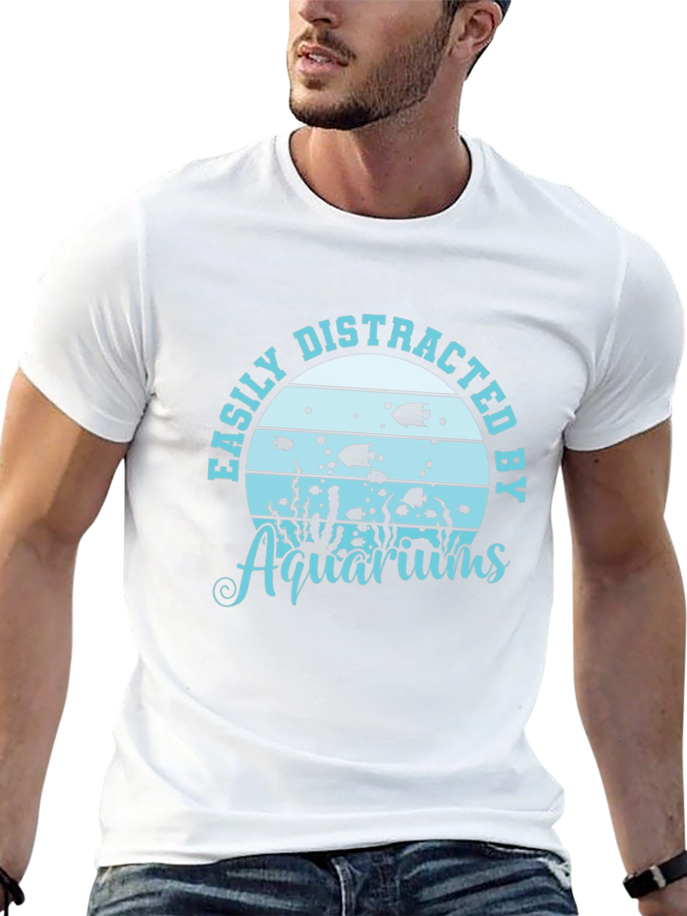 Easily Distracted by Aquariums T-Shirt