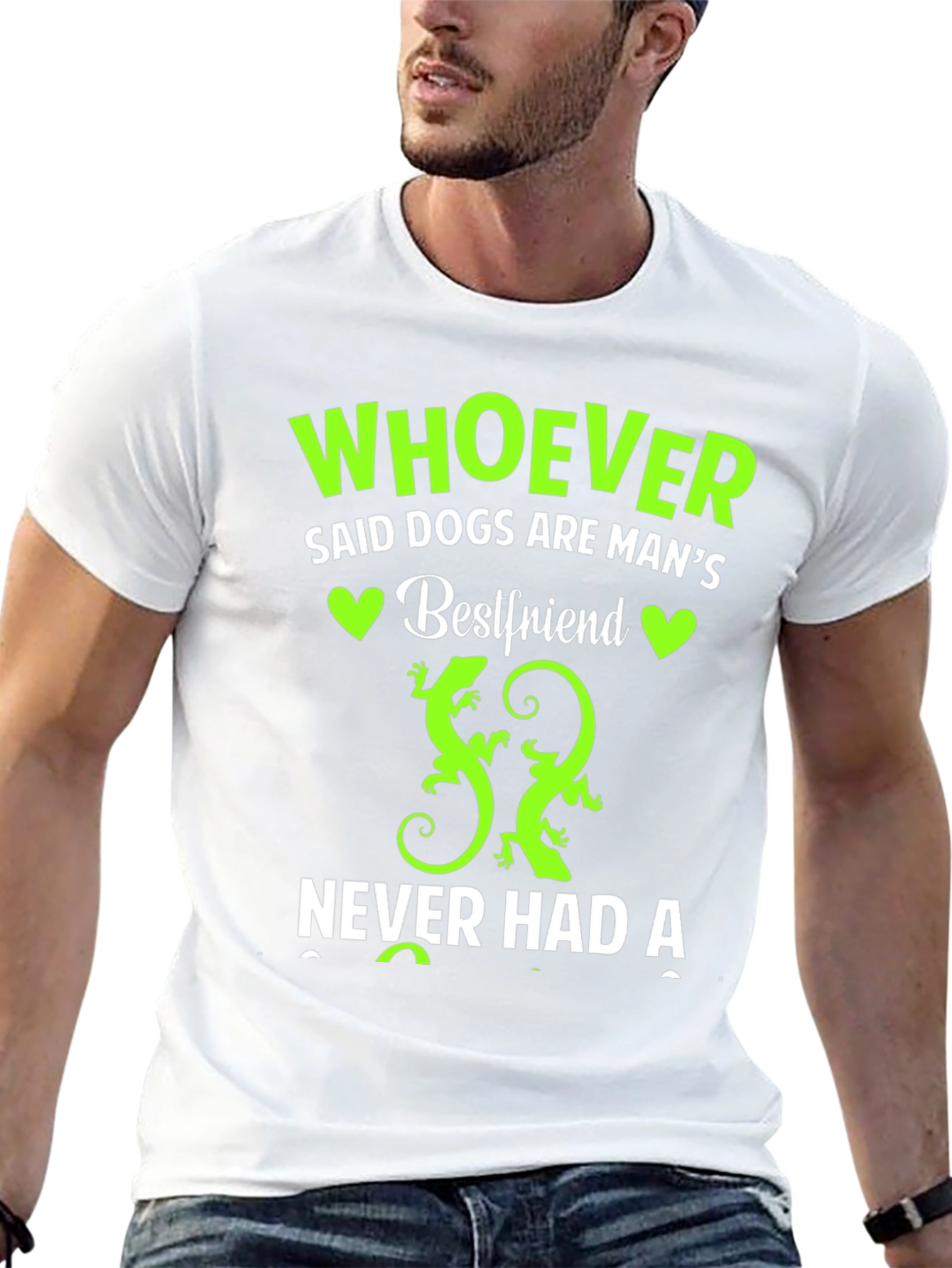 Whoever Said Dogs T-Shirt - Lizard Lover Tee