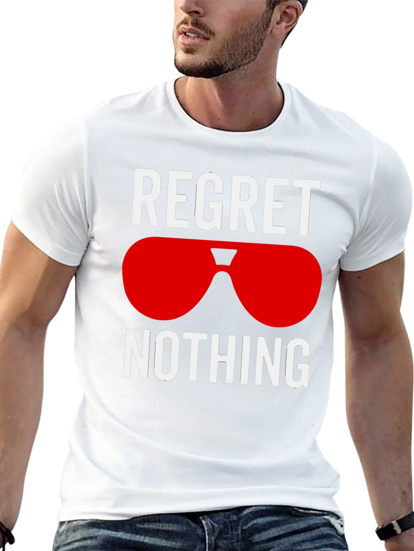 Regret Nothing Graphic T-Shirt - Stylish Casual Tee
