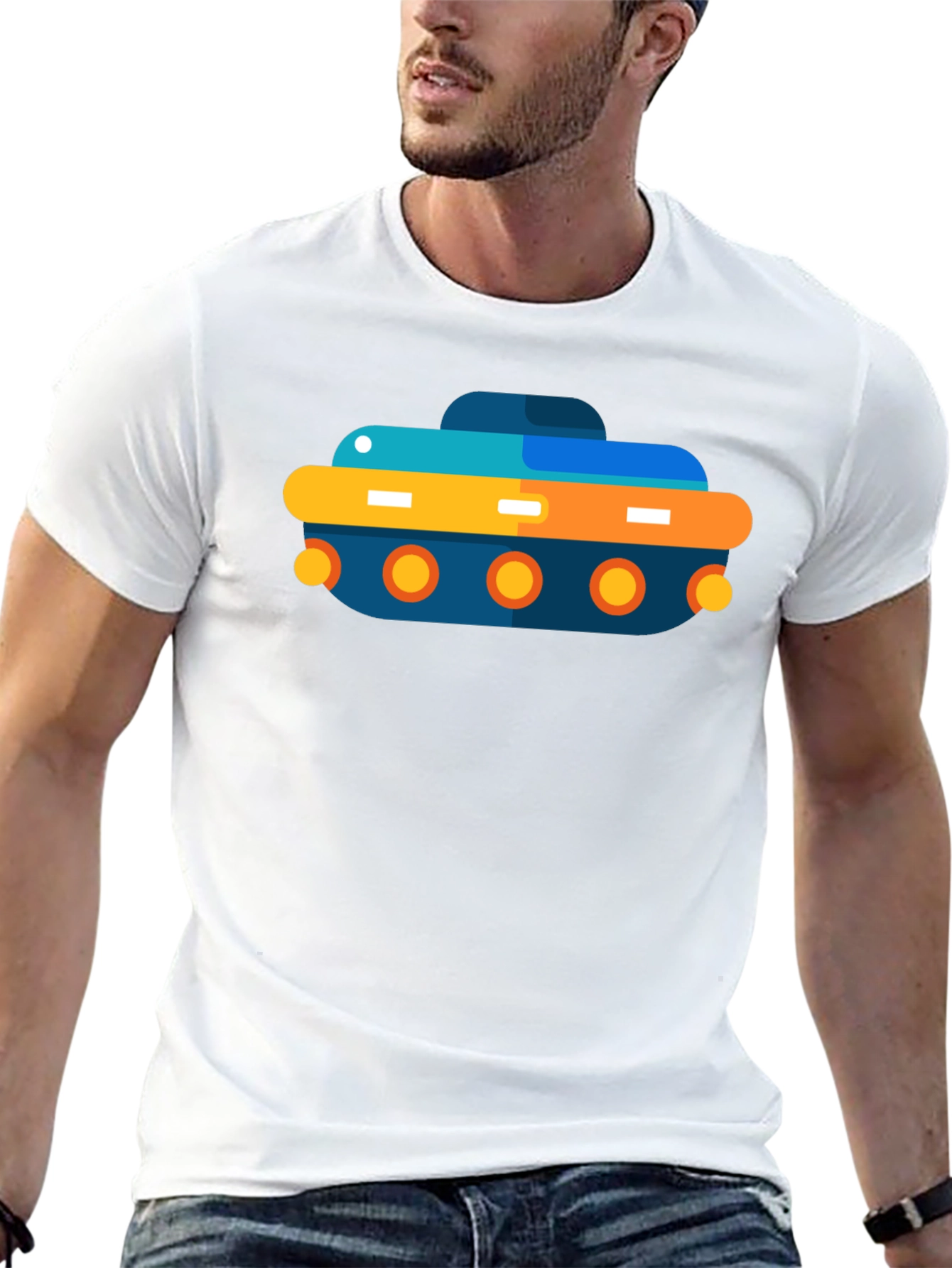 Funky Submarine Graphic T-Shirt