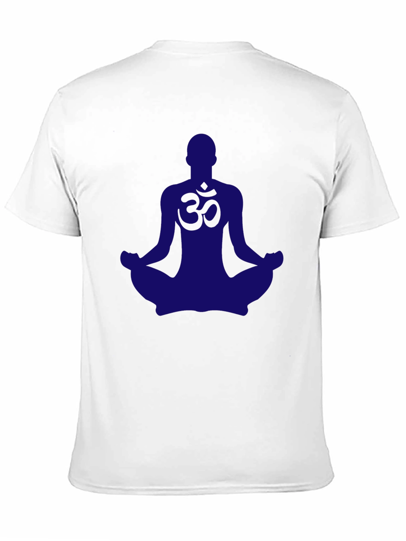 Meditating Yoga Om Symbol Graphic Tee