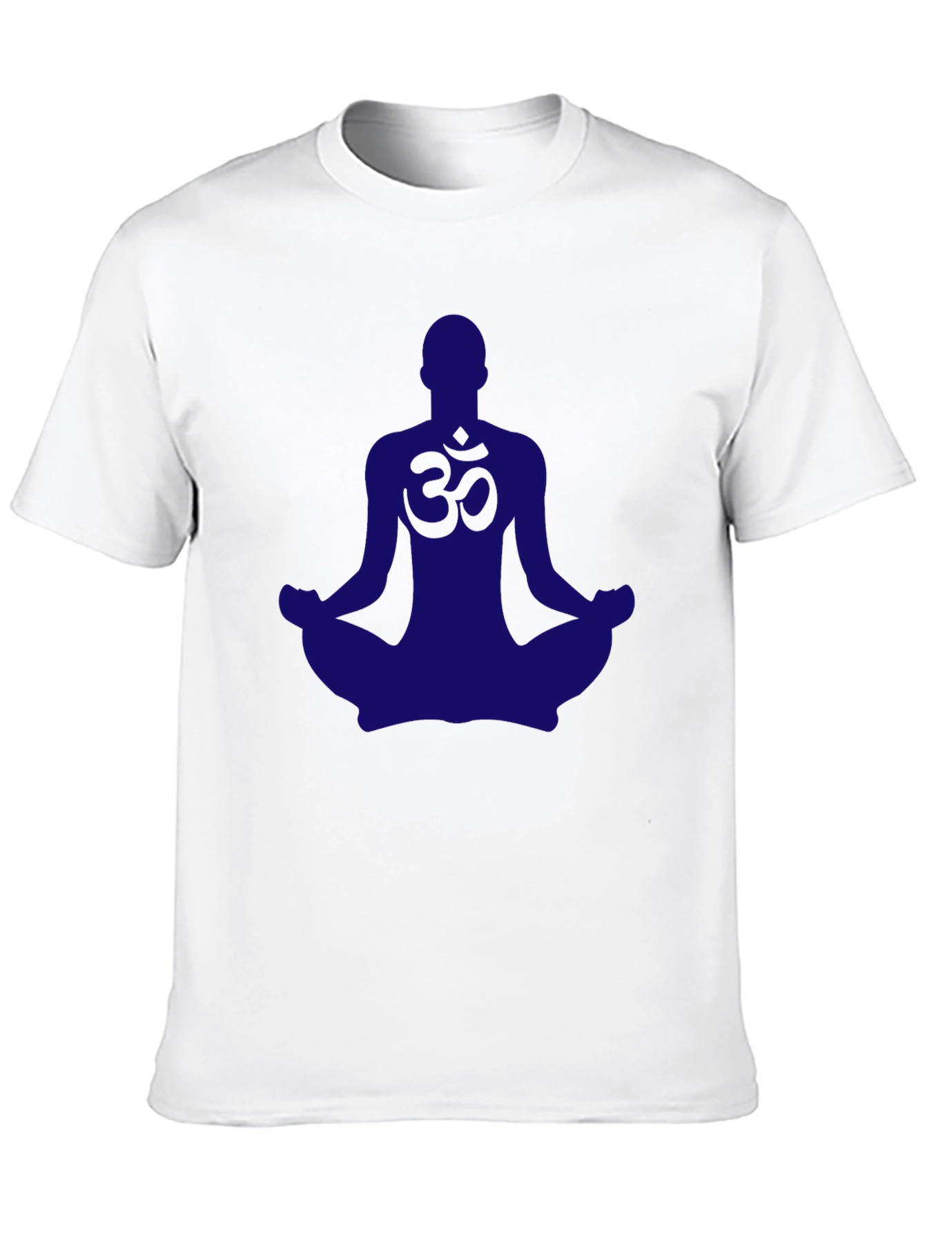 Meditating Yoga Om Symbol Graphic Tee