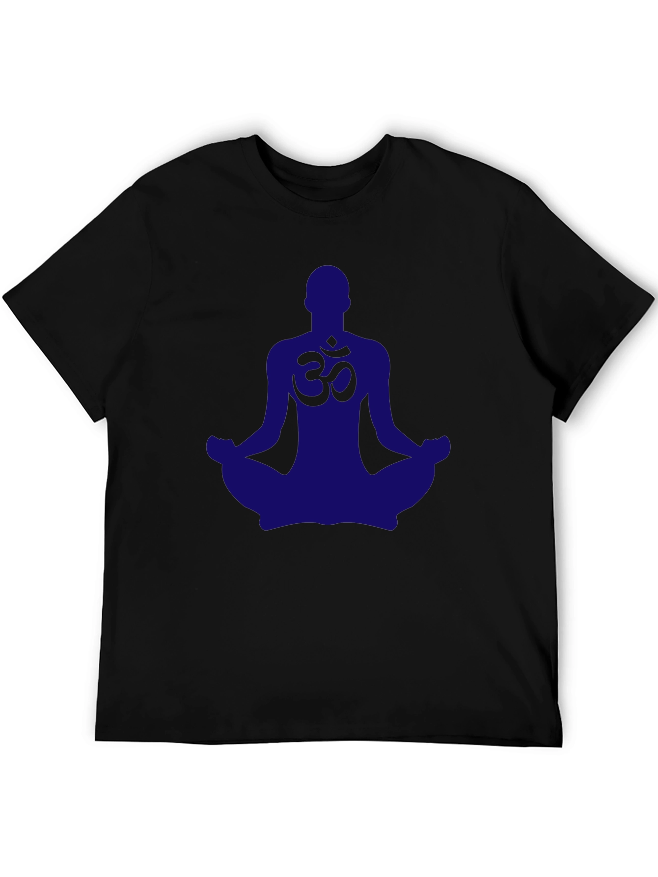 Meditating Yoga Om Symbol Graphic Tee