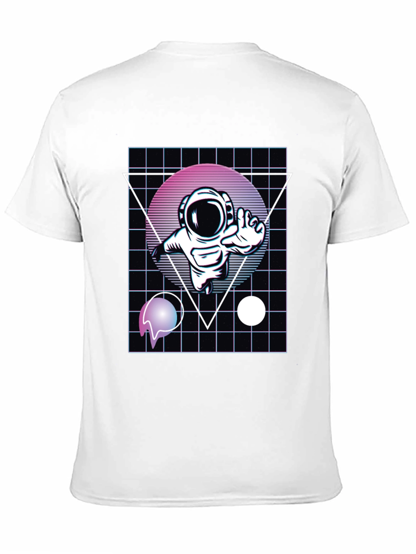 Retro Astronaut Graphic Tee - Cool Space Design