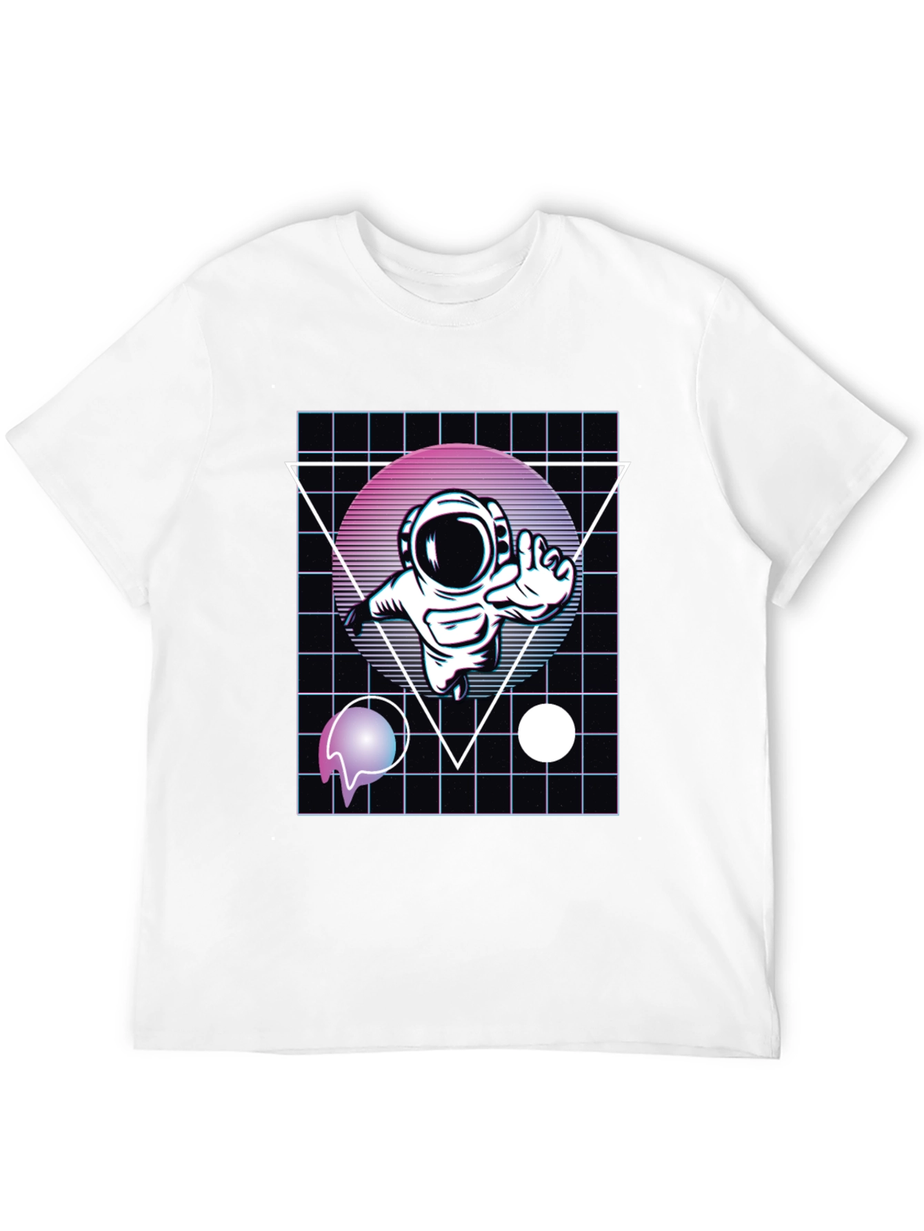 Retro Astronaut Graphic Tee - Cool Space Design