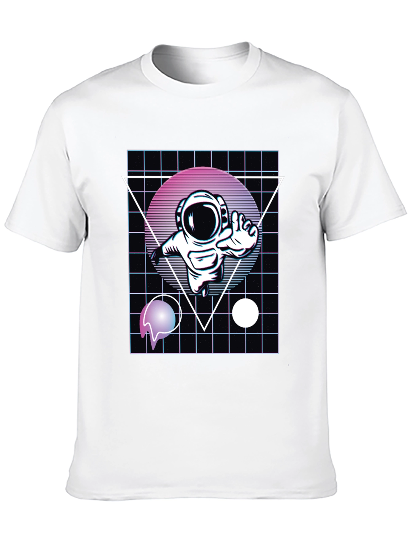 Retro Astronaut Graphic Tee - Cool Space Design