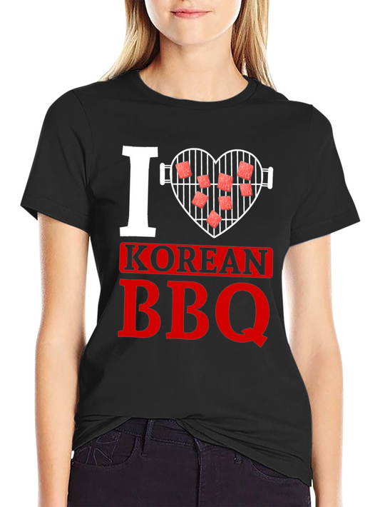 I Love Korean BBQ Graphic T-Shirt