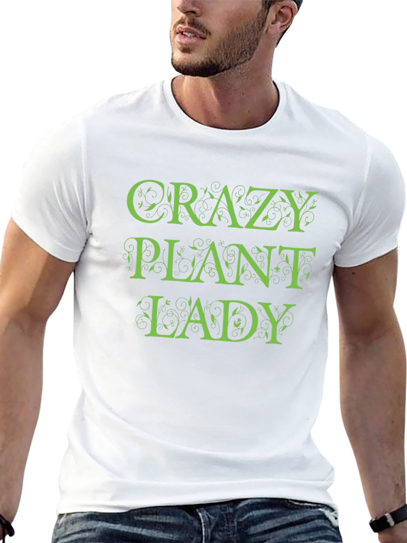 Crazy Plant Lady Graphic Tee - Black
