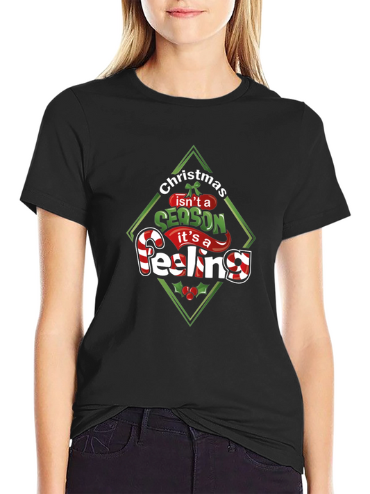 Christmas Feeling Graphic T-Shirt - Holiday Season Tee