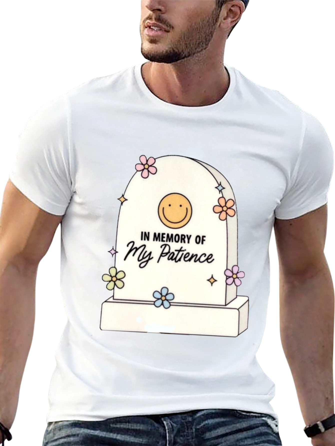 In Memory of My Patience Funny Graphic Tee