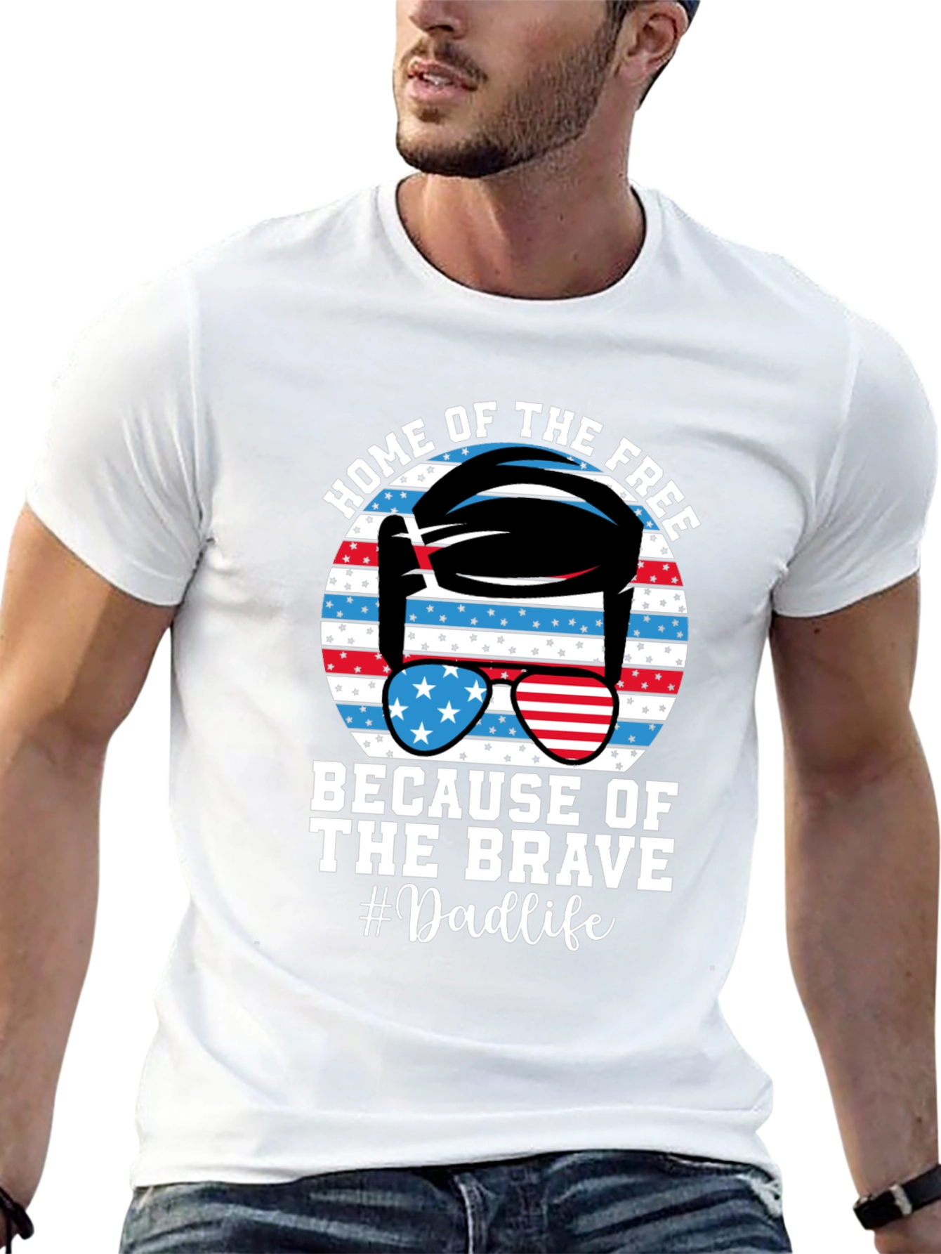 Home of the Free Dad T-Shirt