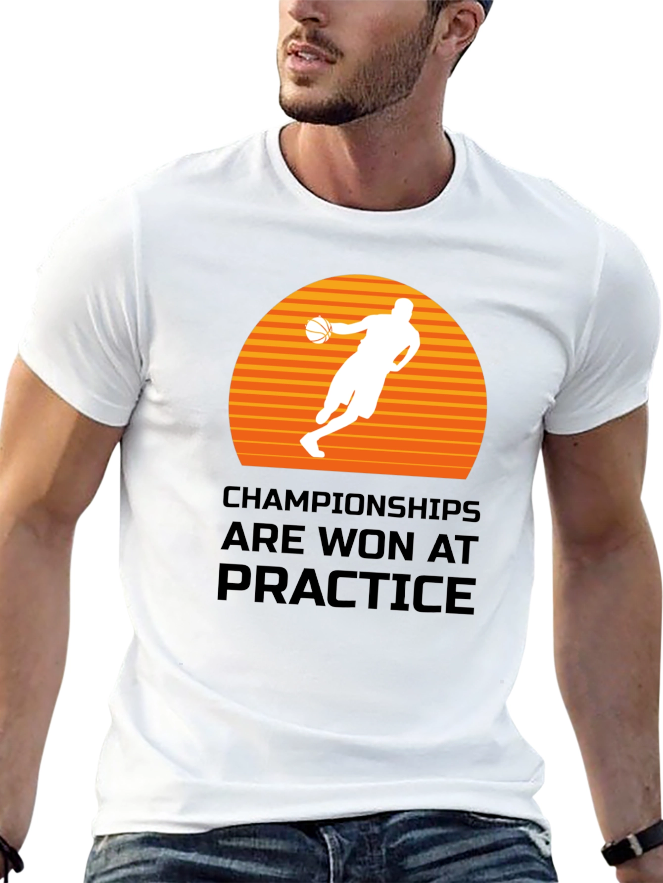 Basketball Champ T-Shirt: Practice Makes Perfect