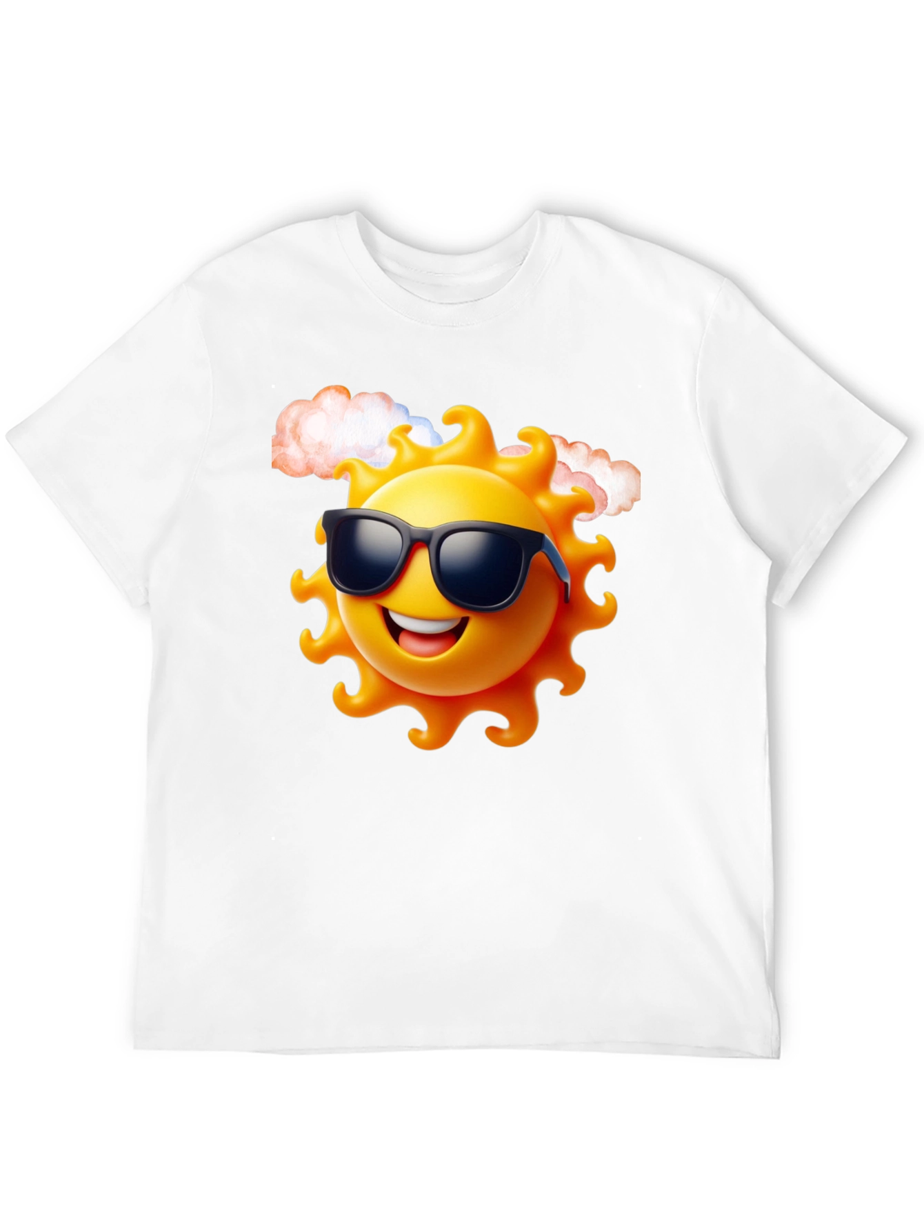 Cool Sun Graphic Black T-Shirt