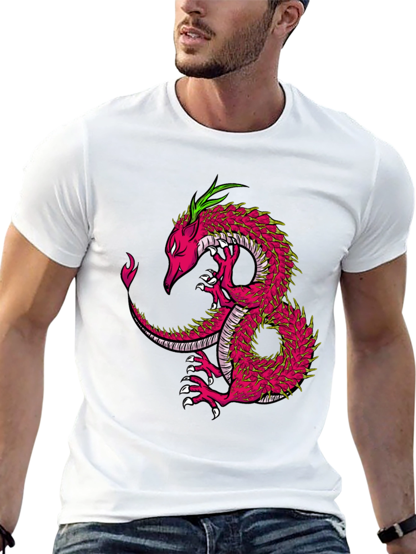 Dragon Graphic Tee - Cool Black T-Shirt