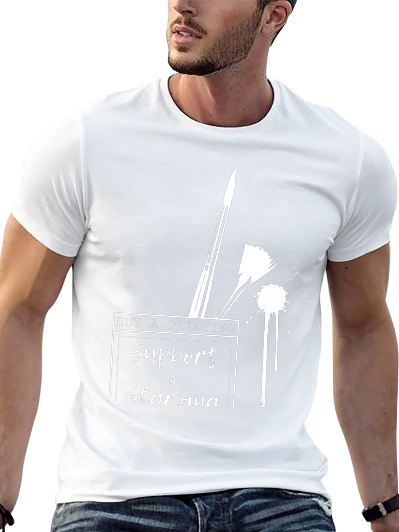 Support Starving Artists T-Shirt - Buy a Painting
