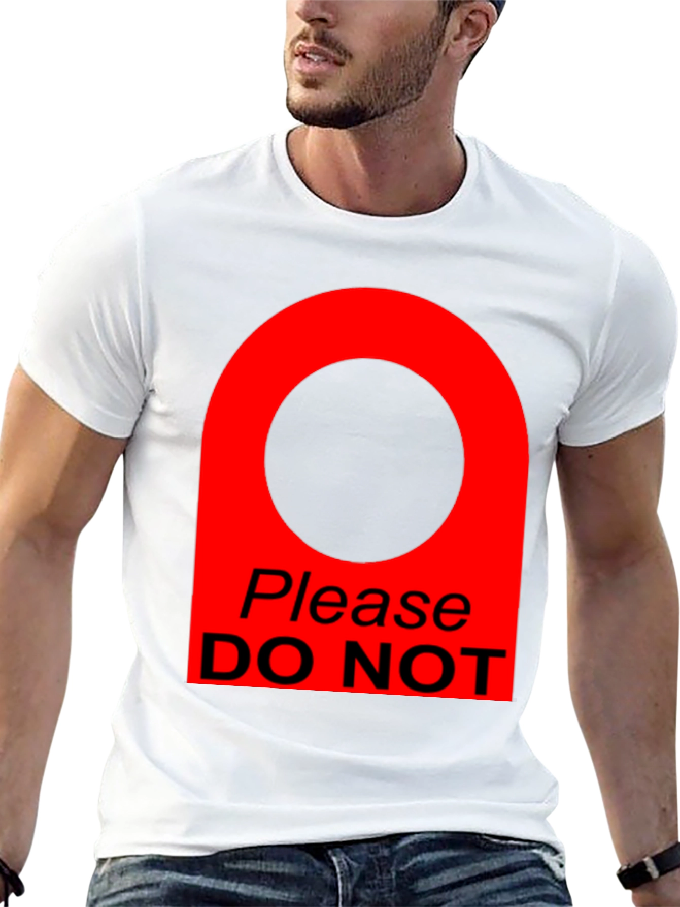 Please Do Not Disturb Novelty Graphic Tee