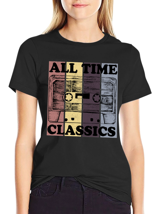 All Time Classics Retro Cassette Tape T-Shirt