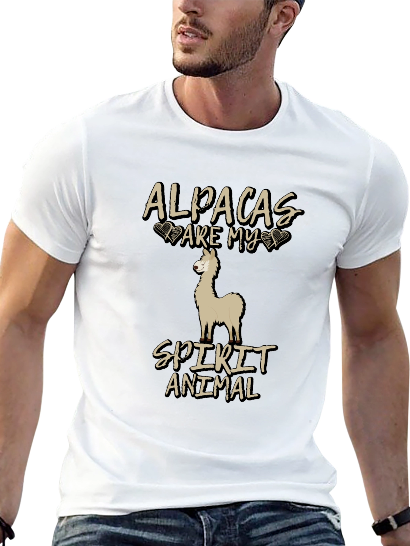 Alpacas are My Spirit Animal T-Shirt