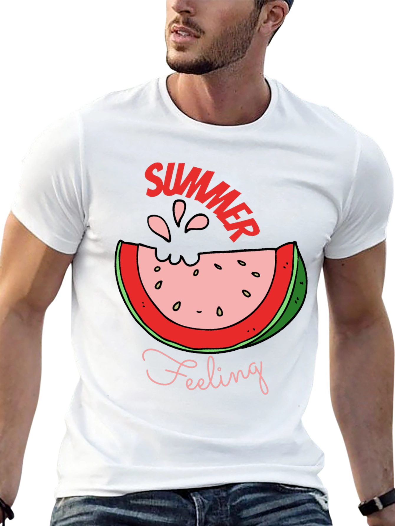 Summer Feeling T-Shirt - Watermelon Design