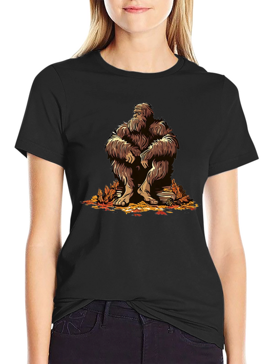Bigfoot Graphic Tee - Sasquatch Illustration T-Shirt