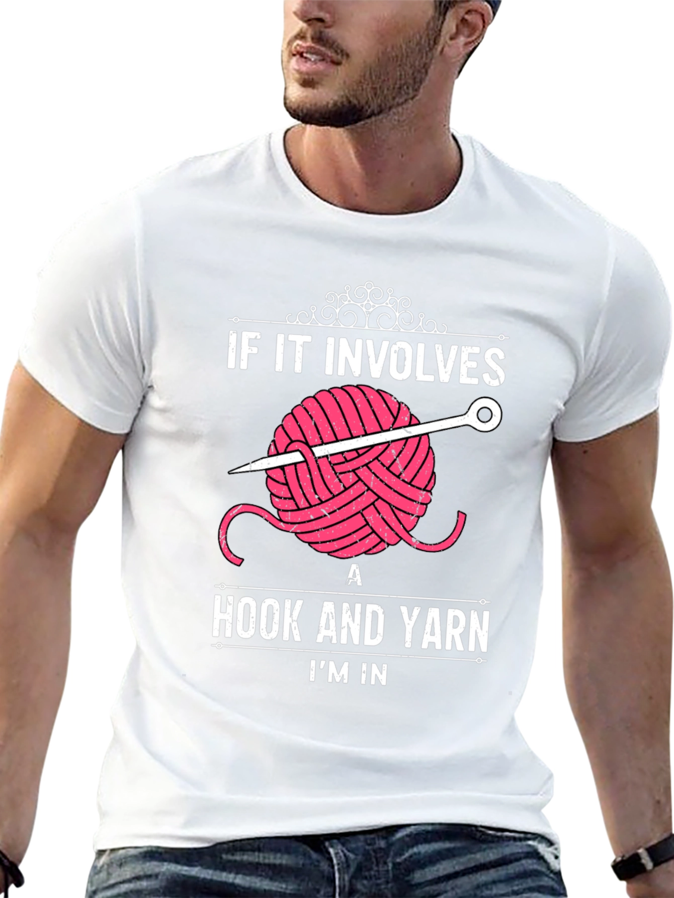 Crochet Lover T-Shirt - Hook and Yarn Im In!