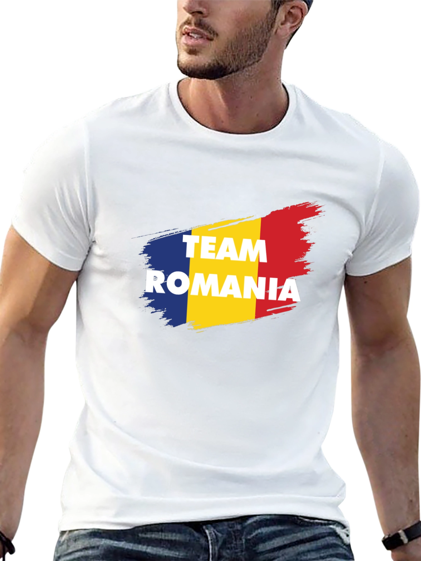 Romania Team Pride T-Shirt - Black