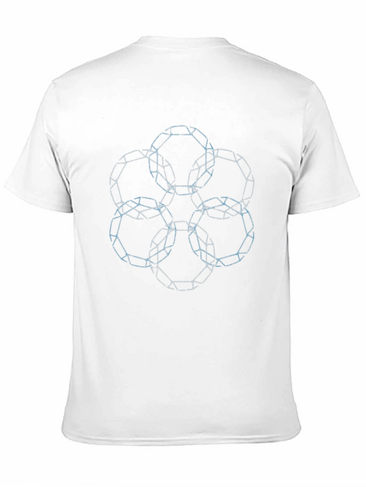 Geometric Rings Graphic T-Shirt - Modern Design