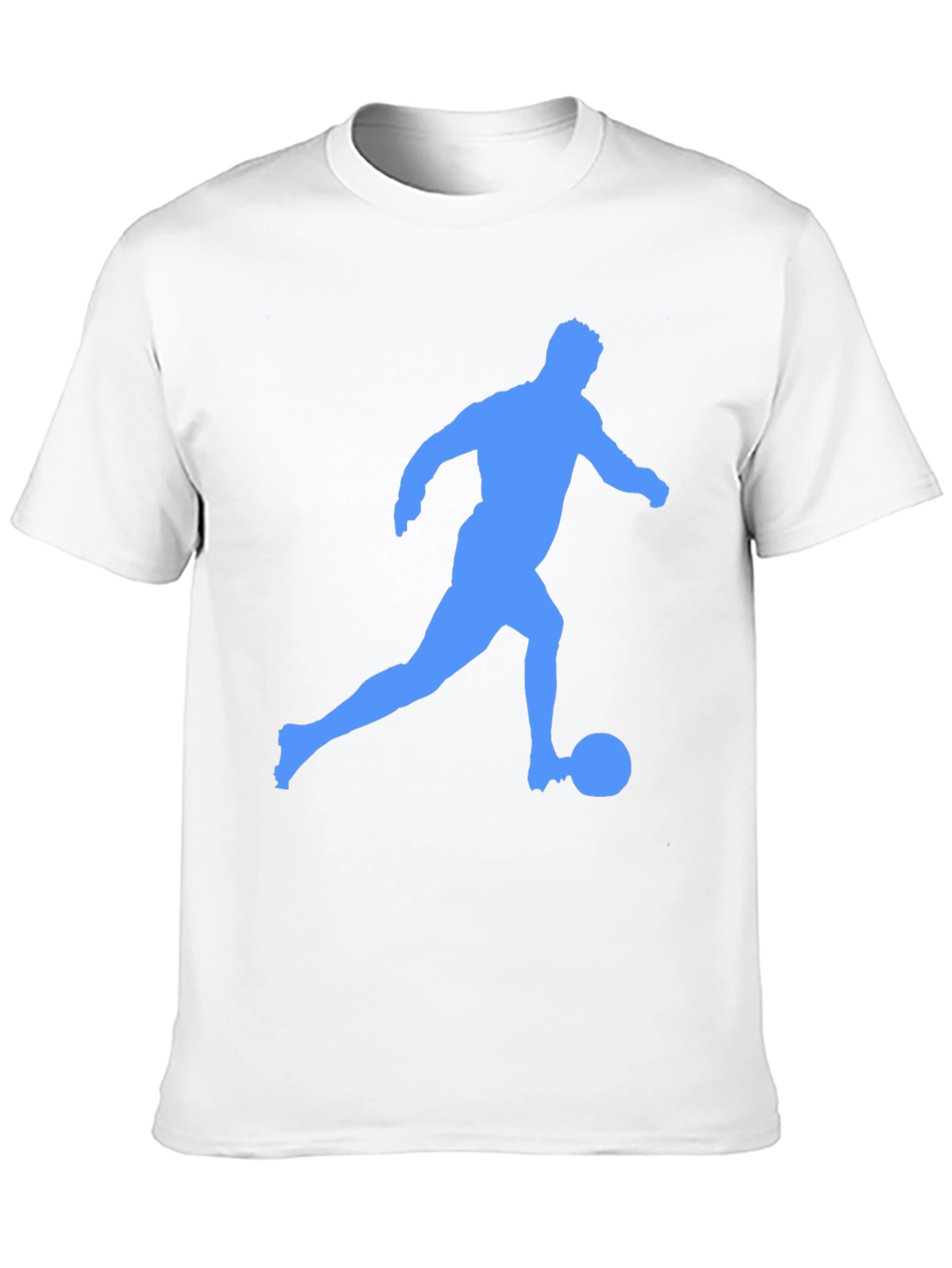 Soccer Player Graphic Tee - Black
