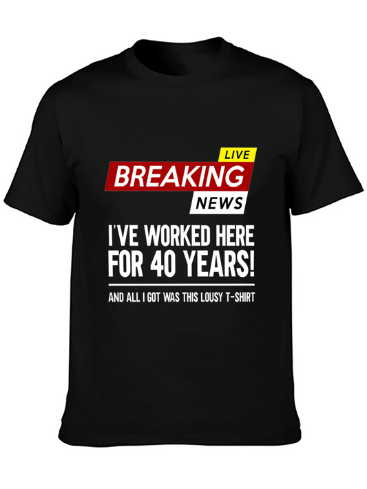 Funny 40 Years Work Anniversary T-Shirt