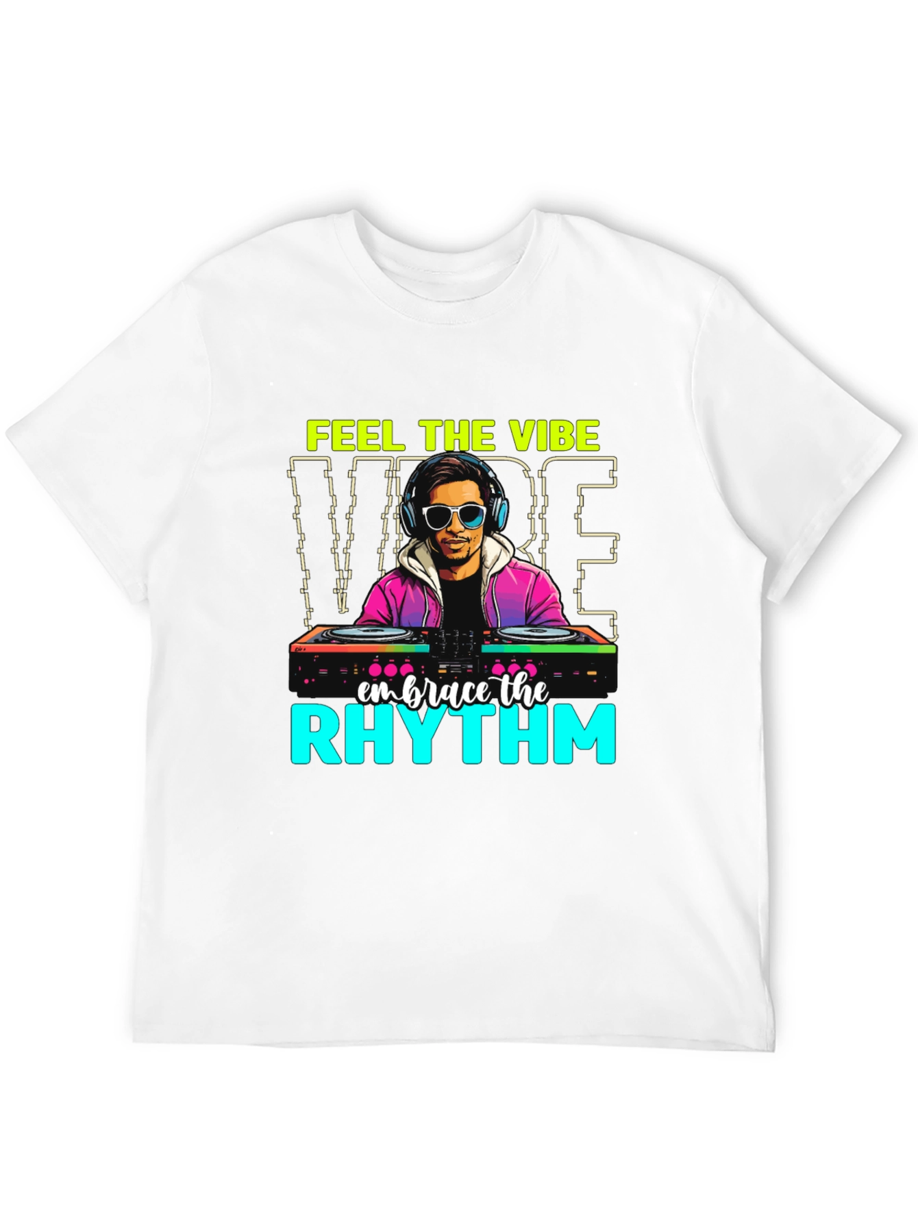 DJ Graphic Tee: Feel the Vibe Embrace the Rhythm