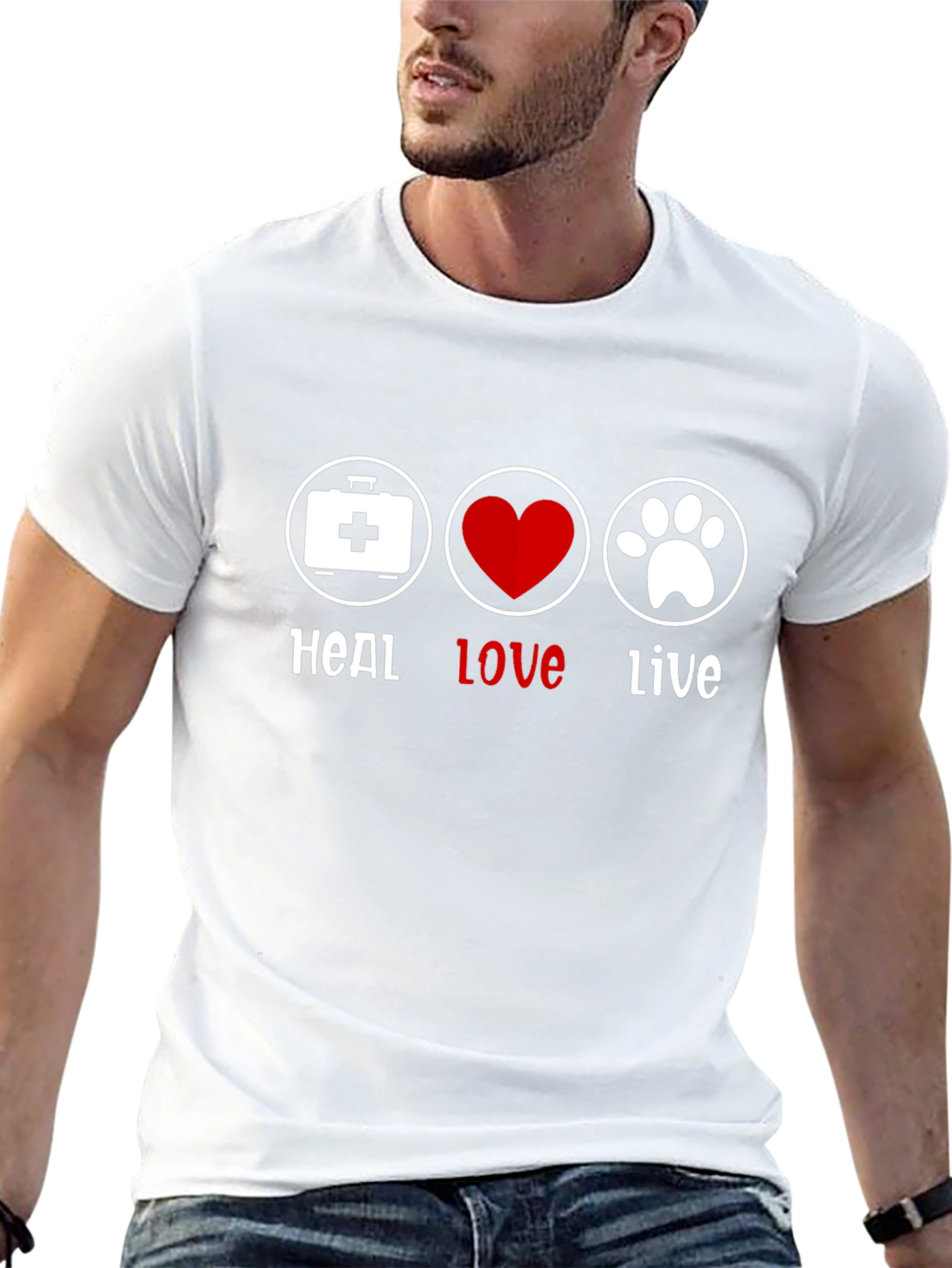 Heal Love Live Vet Tech T-Shirt