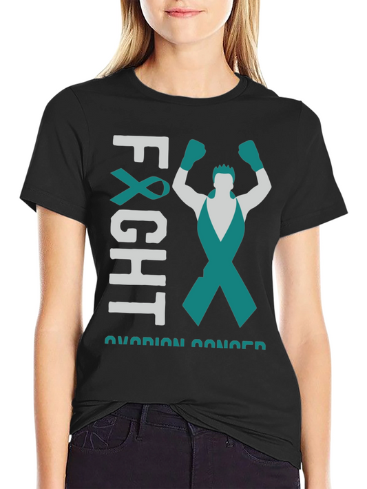 Ovarian Cancer Awareness Fight T-Shirt