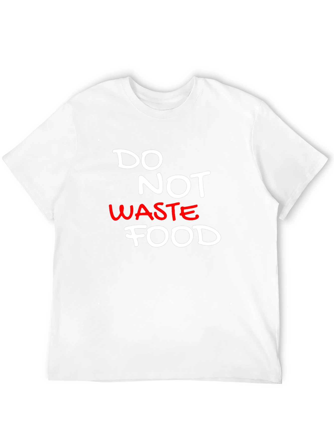 Do Not Waste Food Black T-Shirt