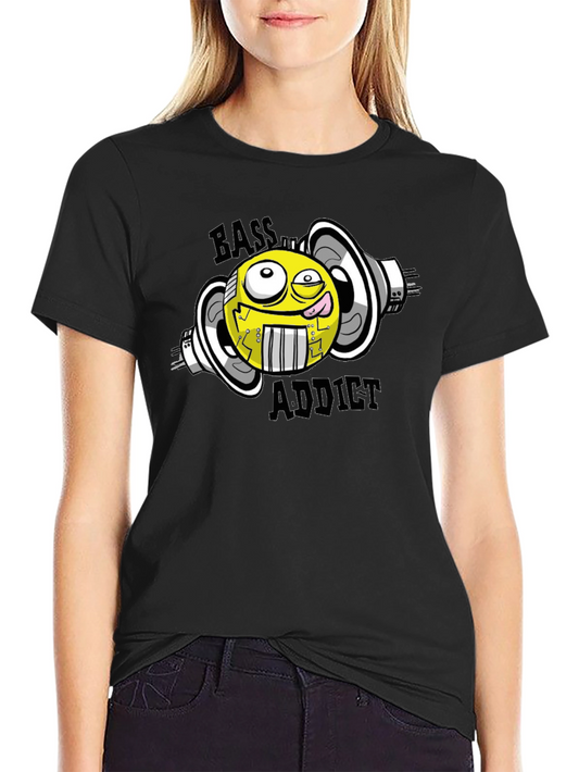 Bass Addict Graphic T-Shirt - Black