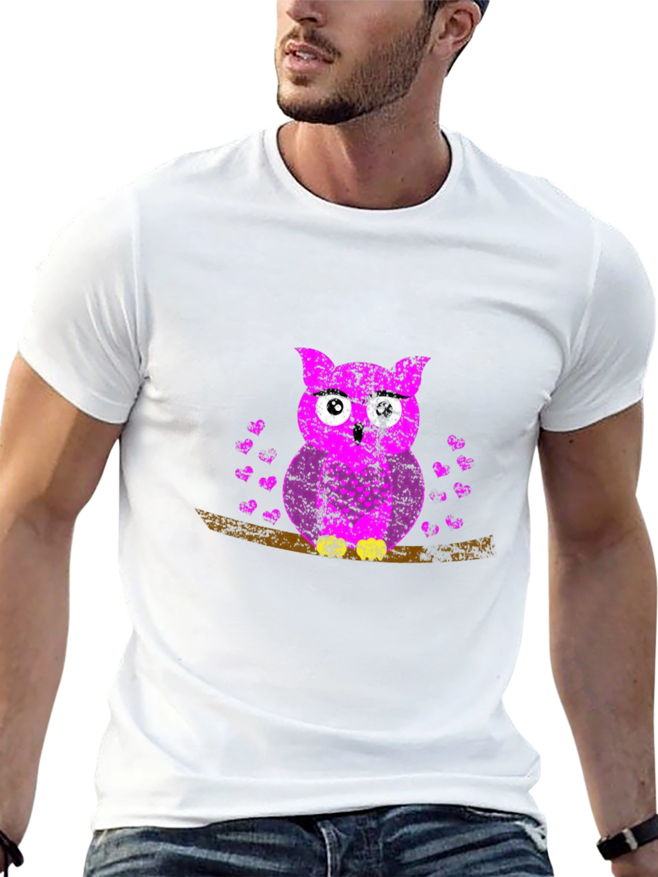 Owl Love T-Shirt - Cute Animal Graphic Tee