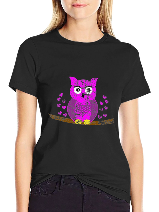 Owl Love T-Shirt - Cute Animal Graphic Tee