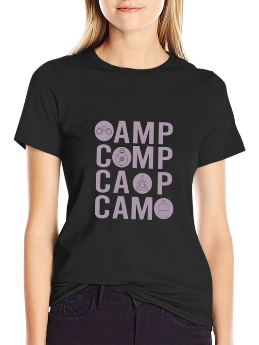 Camping Adventure T-Shirt - Camp Comp Caop Camo