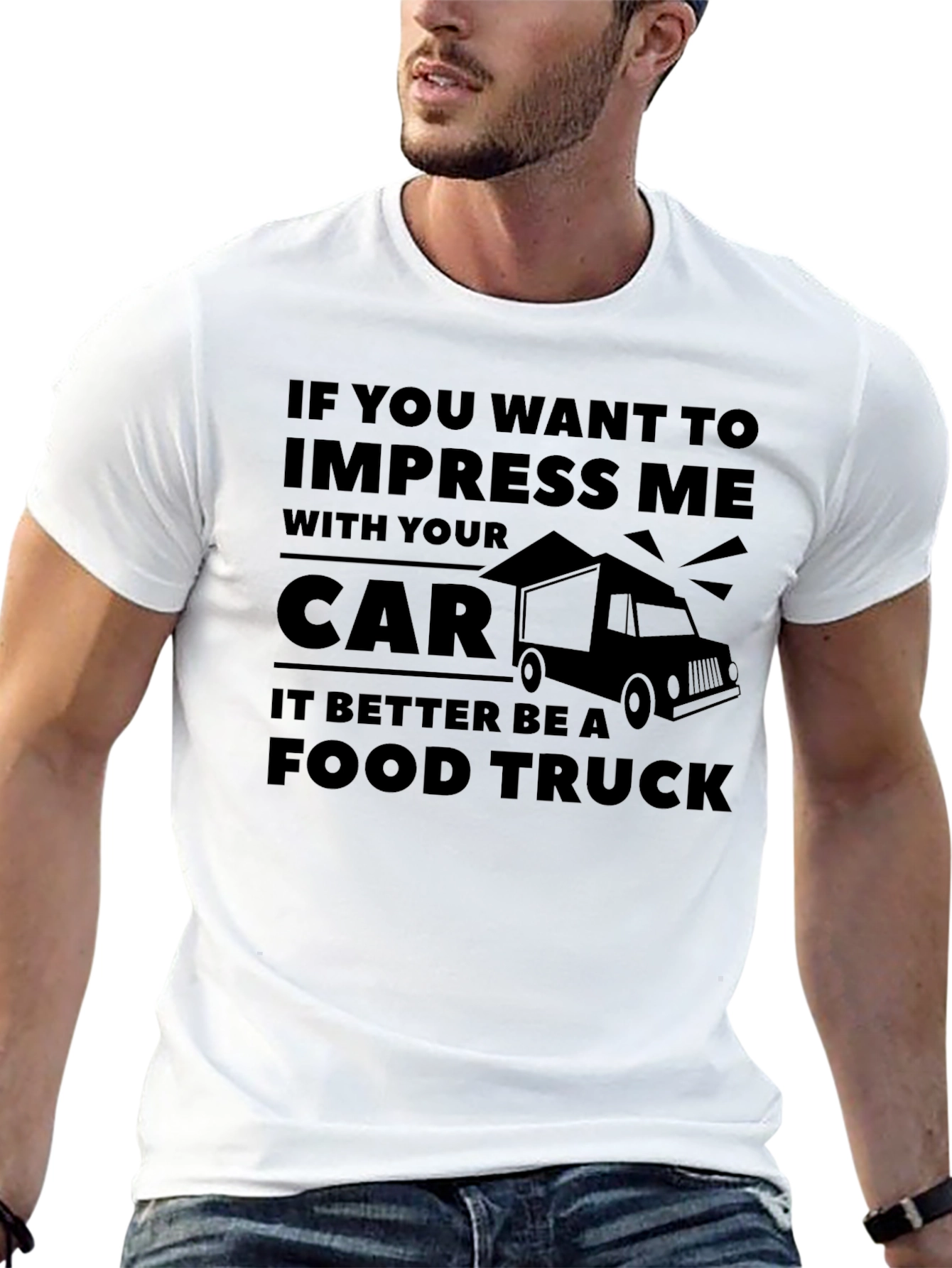 Food Truck Car Graphic T-Shirt