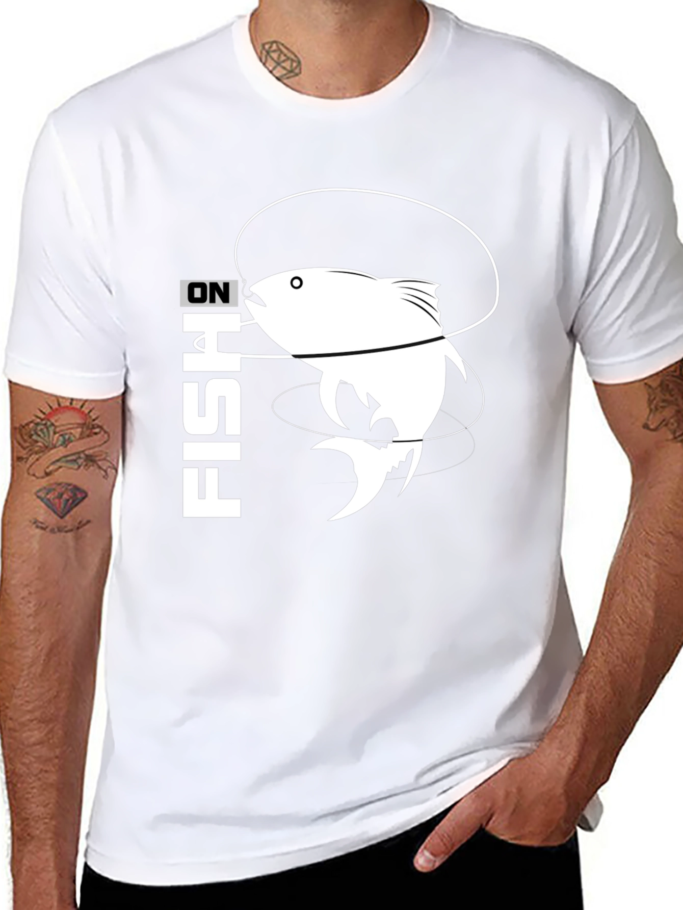 Fish On T-Shirt - Fishing Graphic Tee