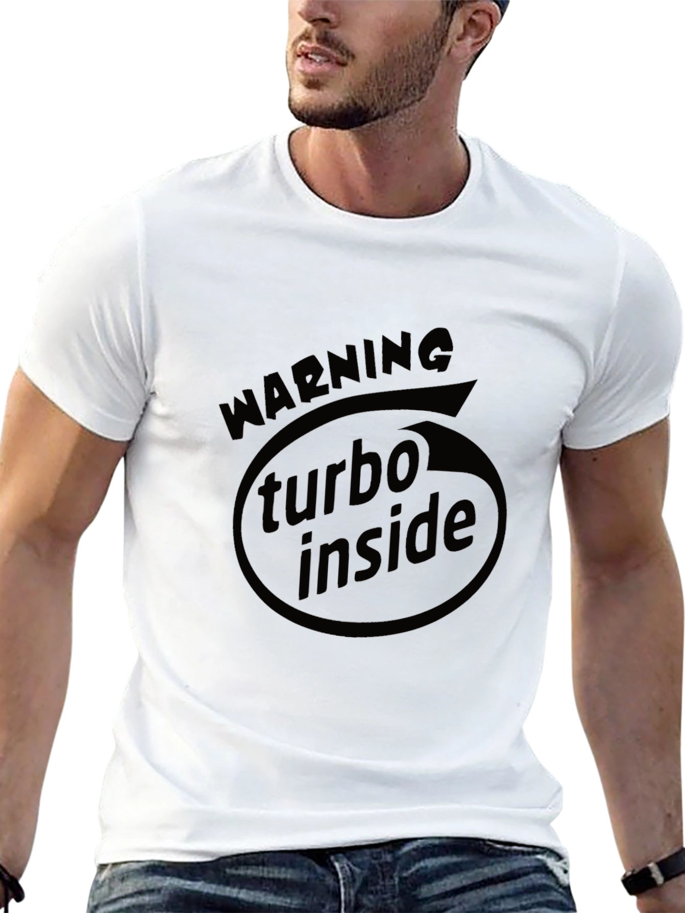 Turbo Inside Black Graphic Tee