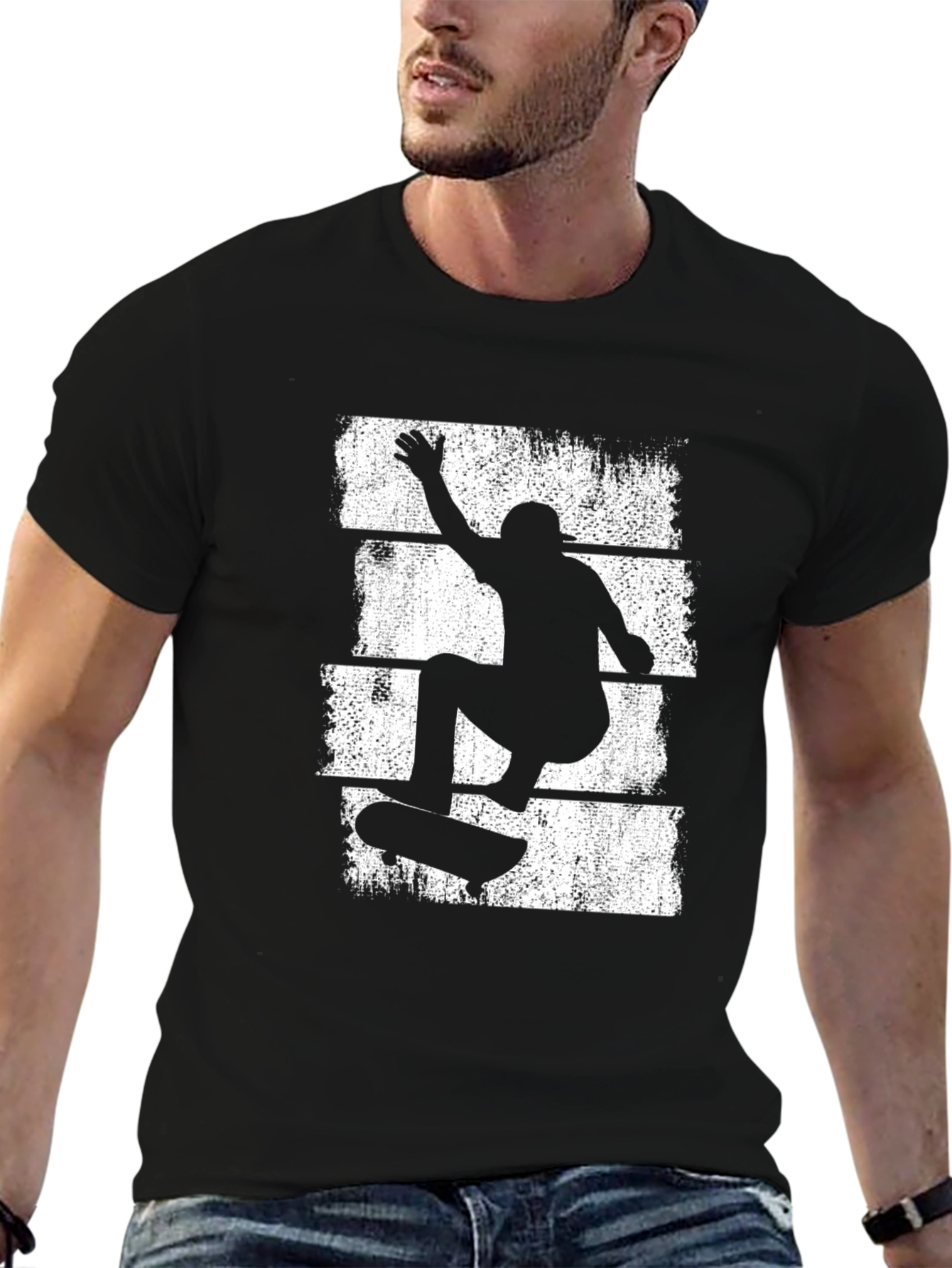 Skater Graphic T-Shirt - Cool Streetwear Tee